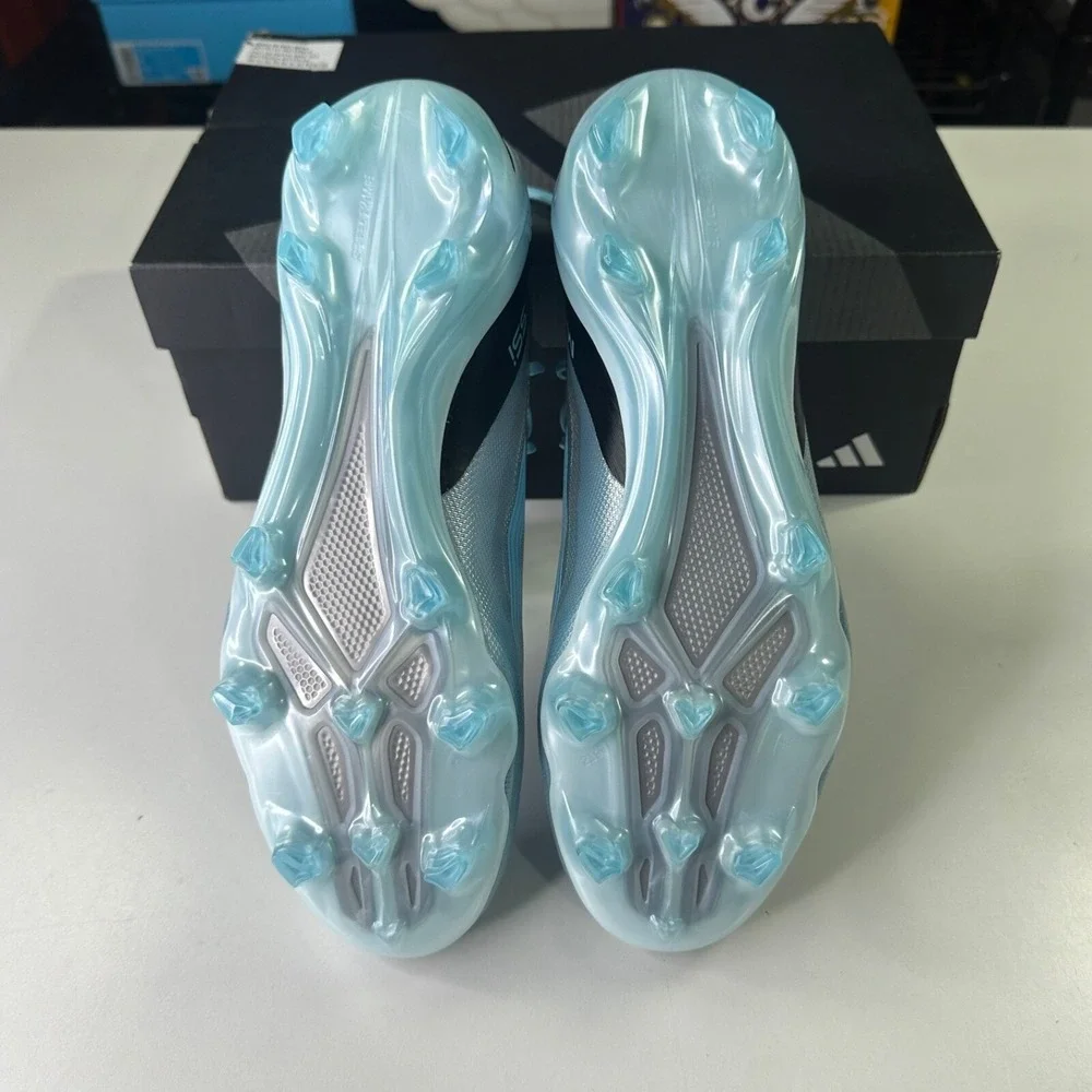 Men's Adidas X Crazyfast Messi.1 FG Soccer Cleats Blue Silver IE4079 Size 13